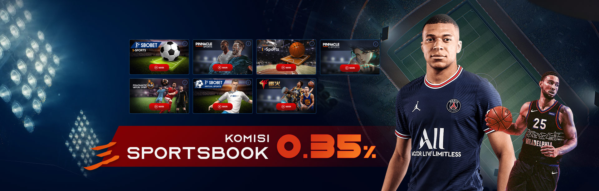 Komisi Sportsbook