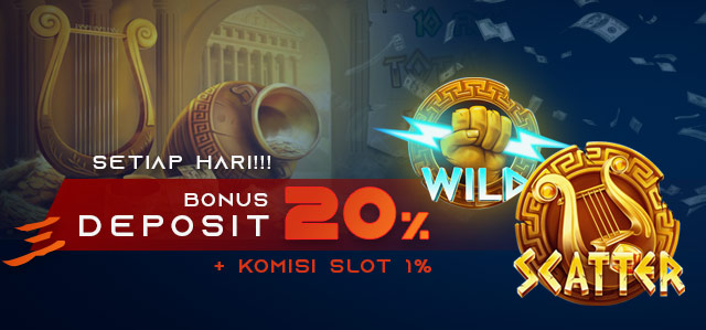 Bonus Deposit 20% Setiap Hari