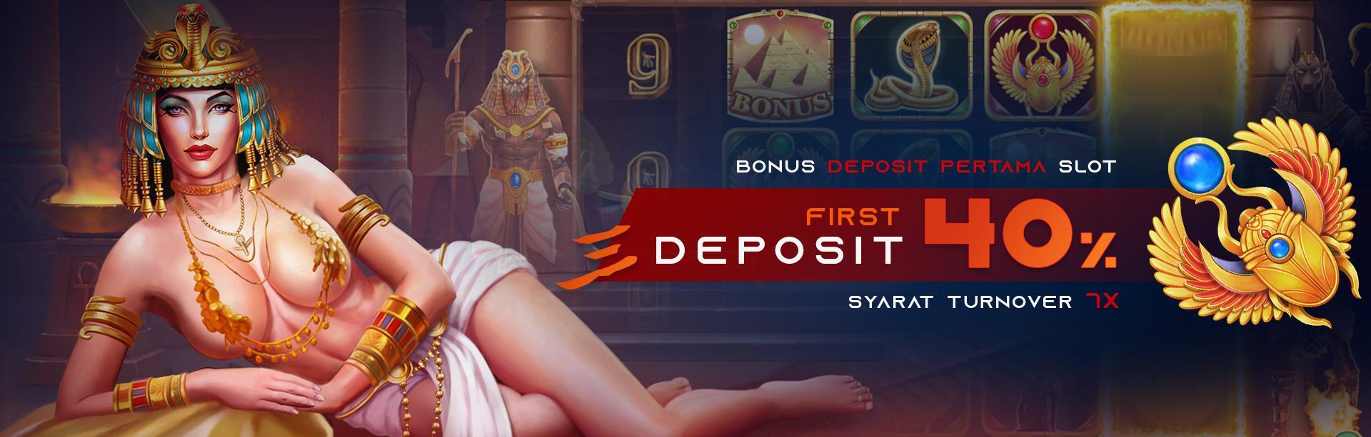 Bonus First Deposit 40%